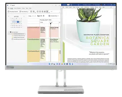 Lenovo L24e-40 23.8 Inch Full HD 100Hz Computer Monitor Lenovo Monitors Lenovo