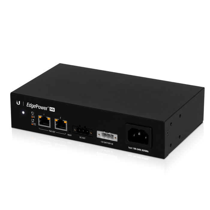 Ubiquiti EdgePower 54V Power Supply With UPS And PoE | EP-54V-72W