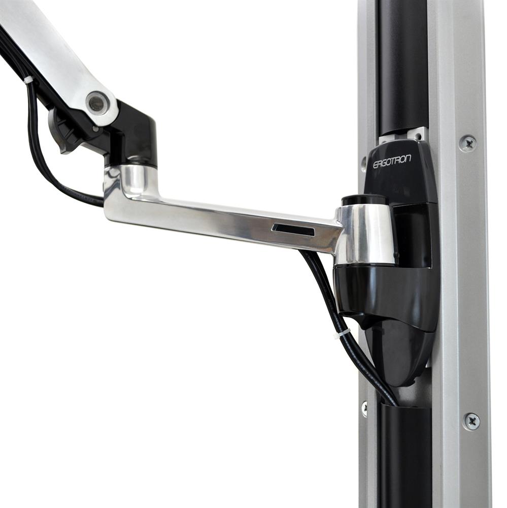 Ergotron LX Wall Mount System With Small CPU Holder | 45-253-026 Wall Mount Bracket Ergotron