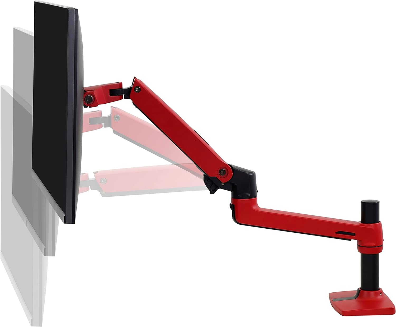 Ergotron Up to 34" LX Mounting Kit Red | 45-490-285 Monitor Arm Desk Mount Ergotron