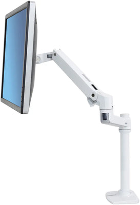 Ergotron Up to 34" LX LCD Arm Tall Pole Desk Mount | 45-537-216 Monitor Arm Desk Mount Ergotron