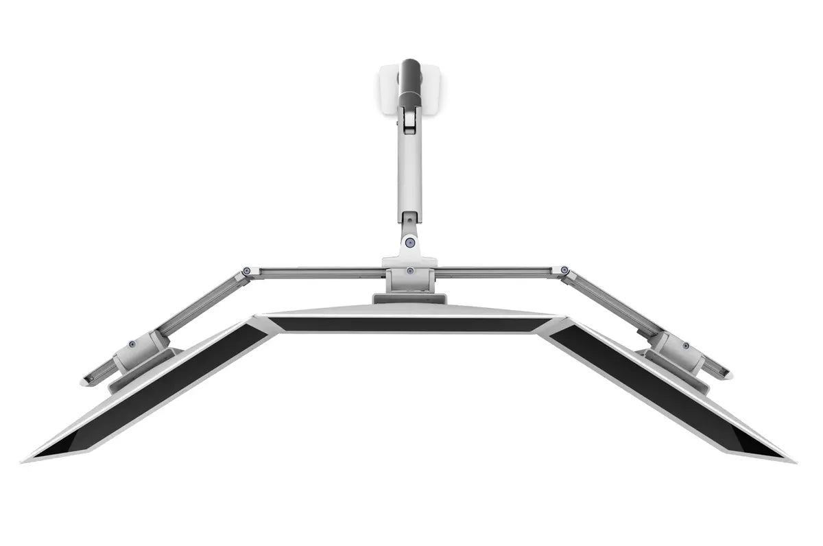 Ergotron Up to 26" HX Triple Monitor Bow Kit | 98-009-216 Monitor Arm Desk Mount Ergotron