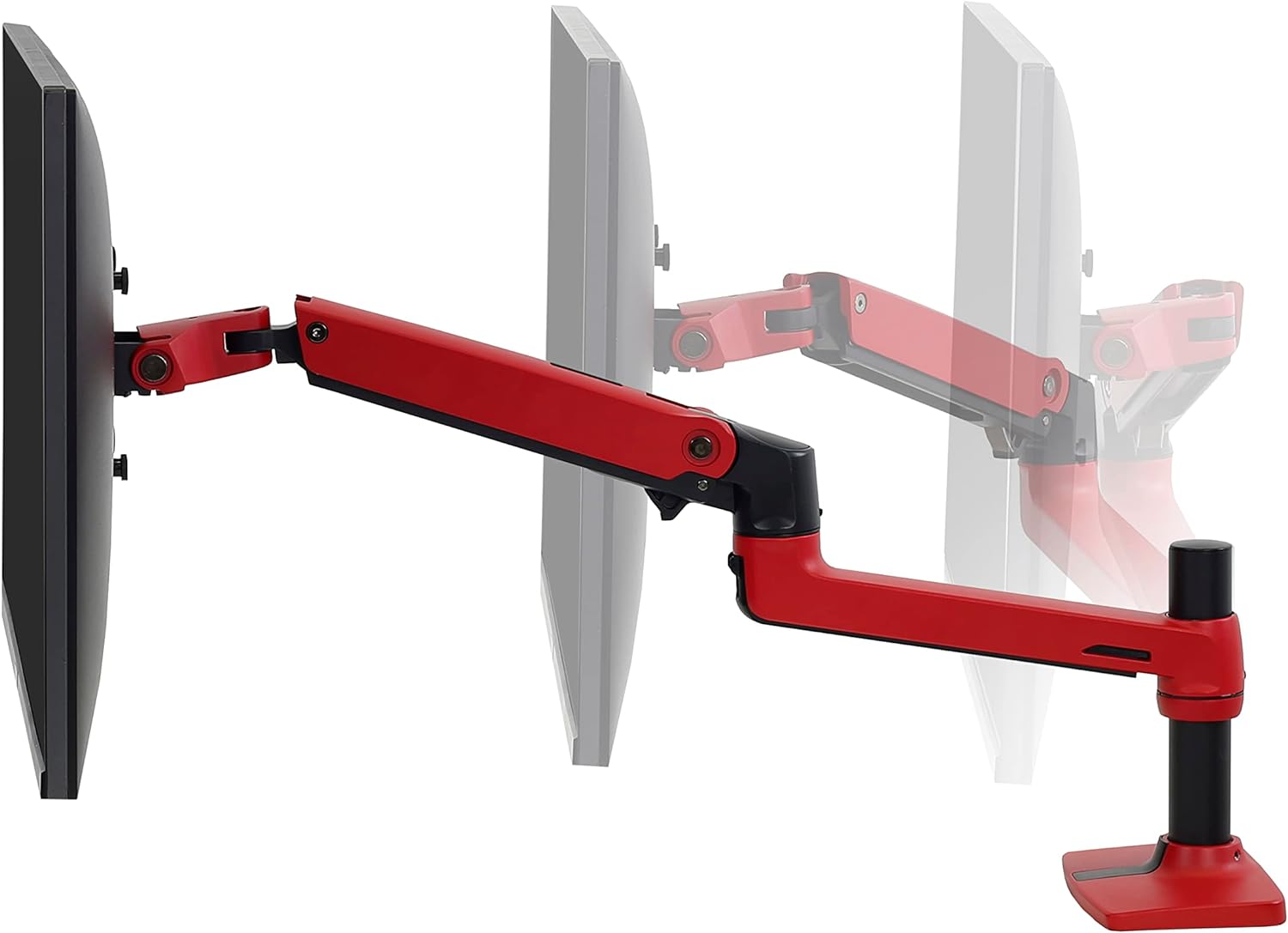 Ergotron Up to 34" LX Mounting Kit Red | 45-490-285 Monitor Arm Desk Mount Ergotron