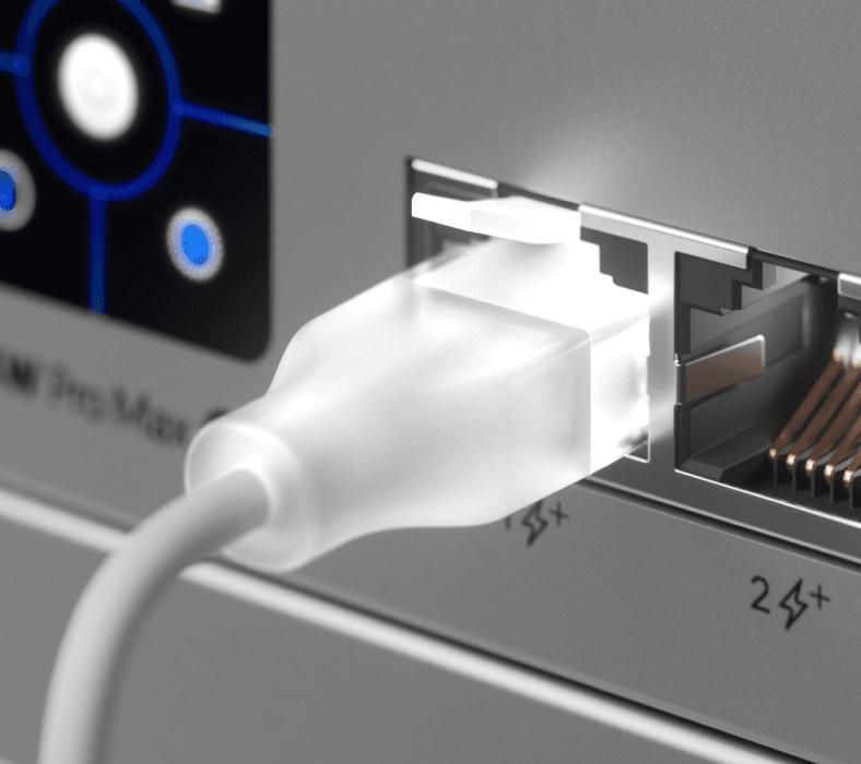 Ubiquiti Networking Cable Translucent White Cat6 | UACC-CABLE-PATCH-EL-0.15M-W-24 LAN / Ethernet Cable Ubiquiti