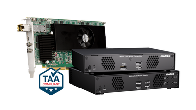 Matrox Extio N3208 IP KVM Transmitter Appliance | XTO3-N3208TX IP KVM Extenders Matrox