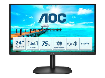 AOC 24" Full HD 75Hz Desktop Monitor | 24B2XDAM Desktop Monitor AOC