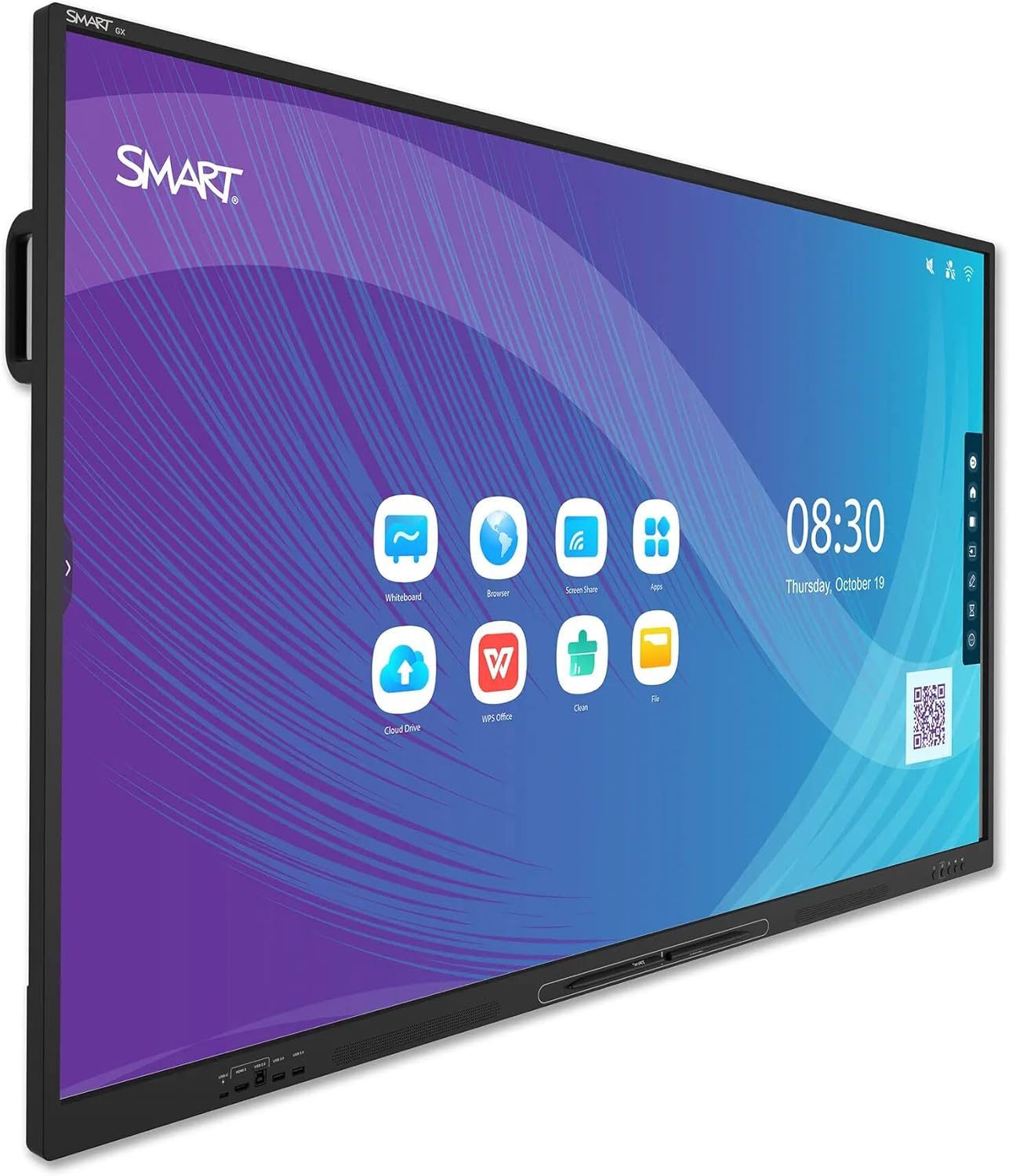 SMART Board SBID-GX175-V2 75" 4K Ultra HD Interactive Flat Panel Display Interactive Touchscreen Display Smart