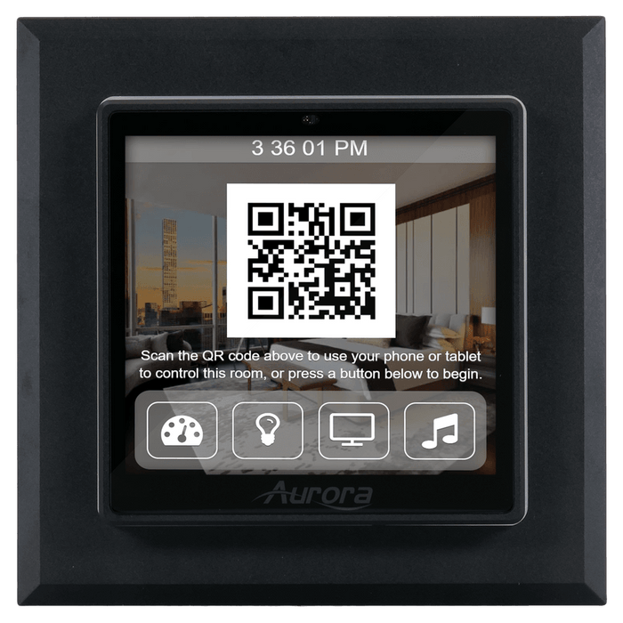 Aurora RXA-4-2G-B RXT-4WM 2 Gang Wall Adaptor Plate Mounting Accessory Aurora