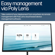 POLY Studio V52 USB Video Bar | A09D4AA#ABU Video Conferencing System Poly