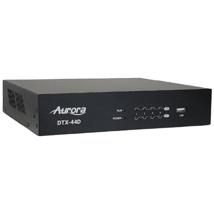 Aurora DTX-44D 4x4 Dante DSP with 4x4 Analog in and Out Multimedia Aurora