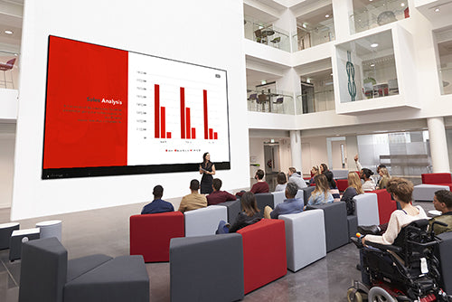 165" Video Wall Display - Fine Pitch Led Presentation Video Walls LCD Video Wall Display ScreenMoove