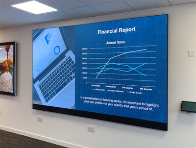 165" Video Wall Display - Fine Pitch Led Presentation Video Walls ScreenMoove LCD Videowall Display ScreenMoove