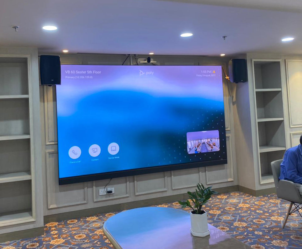 165" Video Wall Display - Fine Pitch Led Presentation Video Walls LCD Video Wall Display ScreenMoove