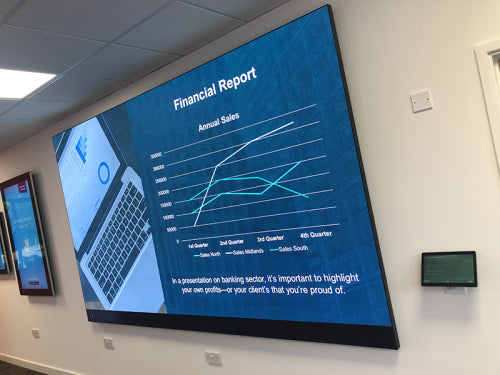 165" Video Wall Display - Fine Pitch Led Presentation Video Walls LCD Video Wall Display ScreenMoove