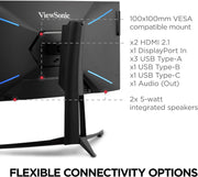 ViewSonic 34" UWQHD 200Hz Ultra Wide Curved Gaming Monitor | XG341C-2K Gaming Monitor ViewSonic