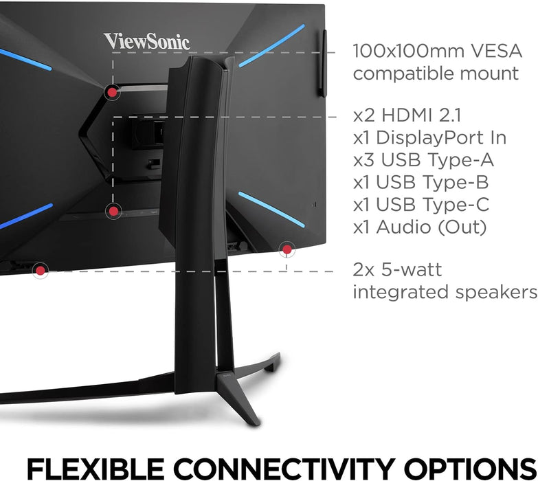 ViewSonic XG341C-2K 34" UWQHD 200Hz Ultra Wide Curved Gaming Monitor