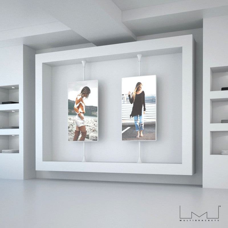 Multibrackets 40" - 65" Up to 3m Floor to Ceiling Mount Pro Floor to Ceiling Display Mount Multibrackets