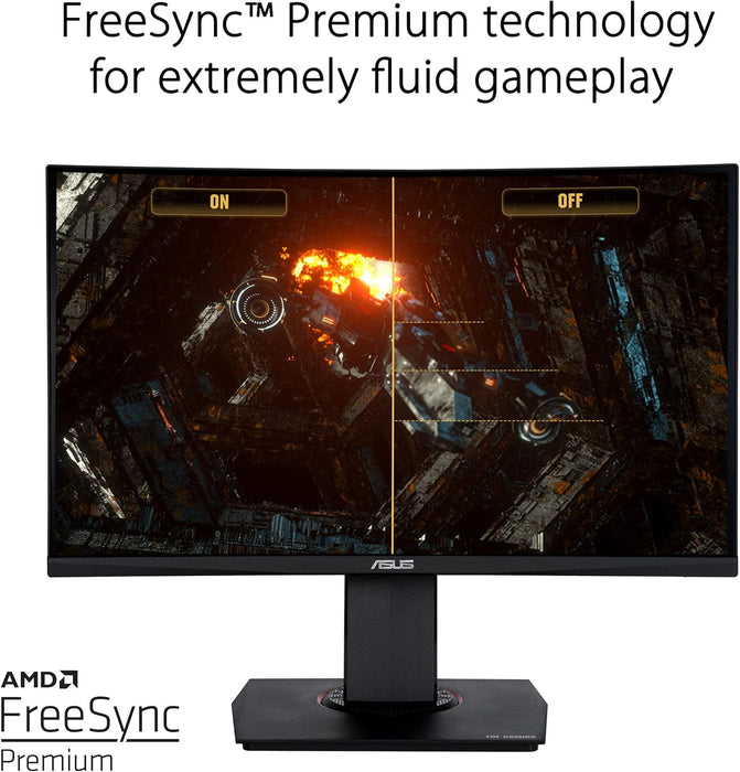 Asus 23.6" TUF Gaming 165Hz FHD FreeSync Premium Curved Monitor | VG24VQR