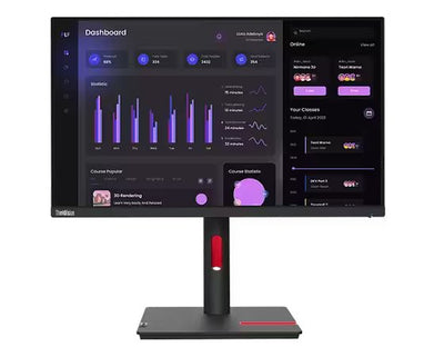 Lenovo ThinkVision T24i-30 23.8 Inch Full HD 60Hz IPS Monitor Desktop Monitor Lenovo