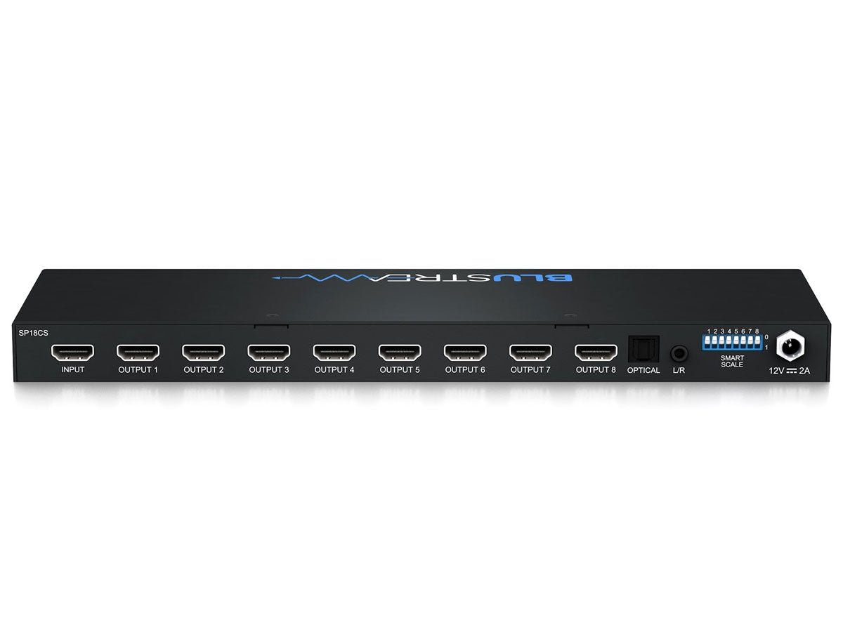 BluStream 8-Way 4K HDMI 2.0 HDCP 2.2 Splitter | SP18CS Splitter BluStream