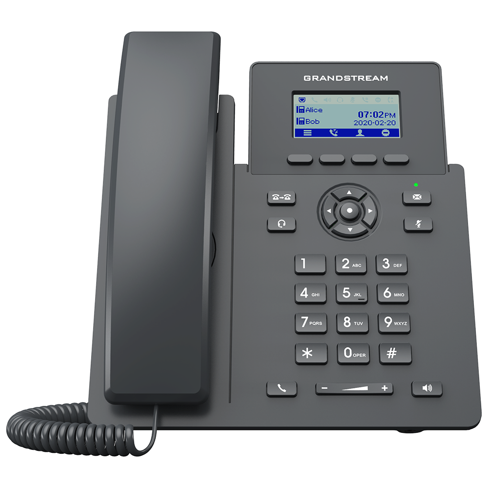 Grandstream GRP2601 IP Phone with 2 Lines, PoE/Wi-Fi Options & 5-Way Conferencing IP Phone GrandStream