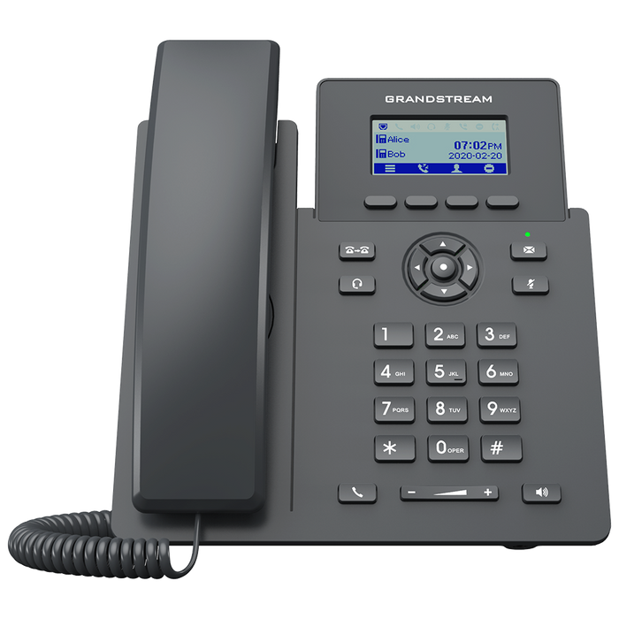 Grandstream GRP2601 IP Phone with 2 Lines, PoE/Wi-Fi Options & 5-Way Conferencing IP Phone GrandStream