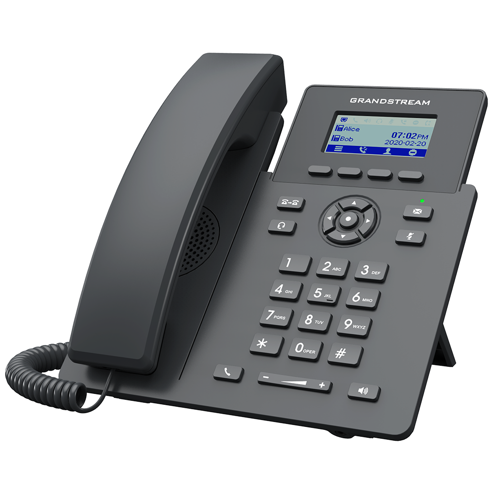 Grandstream GRP2601 IP Phone with 2 Lines, PoE/Wi-Fi Options & 5-Way Conferencing IP Phone GrandStream