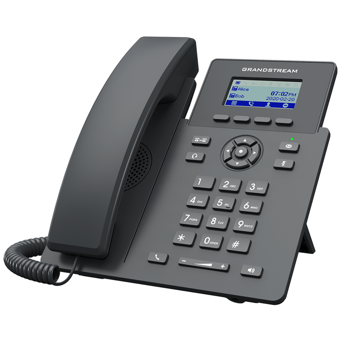 Grandstream GRP2601 IP Phone with 2 Lines, PoE/Wi-Fi Options & 5-Way Conferencing IP Phone GrandStream