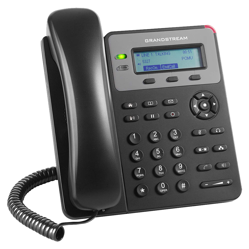 Grandstream GXP1615 IP Phone with 1 Line, PoE, HD Audio, 3-Way Conferencing & EHS Support for Small Business IP Phone GrandStream