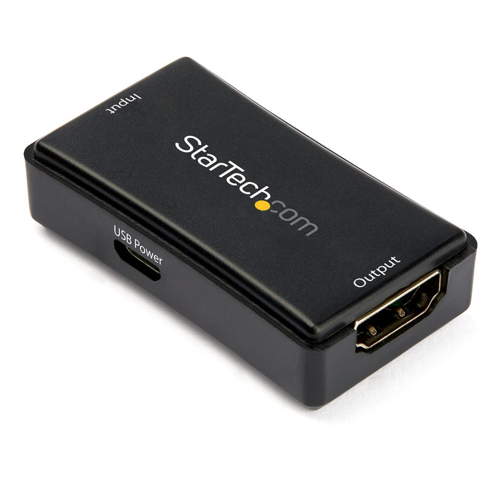 StarTech HDBOOST4K2 45 ft. (14 m) HDMI Signal Booster - 4K 60Hz AV Extender Startech
