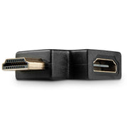 Lindy HDMI 90 Degree Right Angled Adapter, Black | 41657 Adapter / Converter Lindy