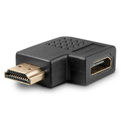 Lindy HDMI 90 Degree Right Angled Adapter, Black | 41657 Adapter / Converter Lindy