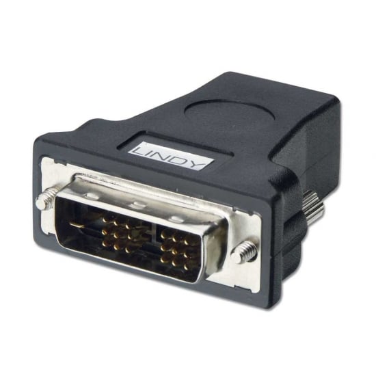 Lindy HDMI Female to DVI-D Male Adapter | 41228 Cable Gender Changers Lindy