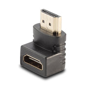Lindy HDMI Female to HDMI Male 90 Degree Right Angle Adapter - Down | 41085 Adapter / Converter Lindy