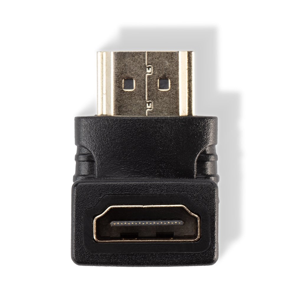 Lindy HDMI Female to HDMI Male 90 Degree Right Angle Adapter - Down | 41085 Adapter / Converter Lindy