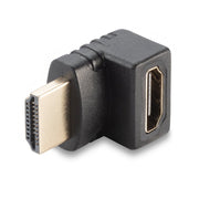 Lindy HDMI Female to HDMI Male 90 Degree Right Angle Adapter - Up | 41086 Adapter / Converter Lindy