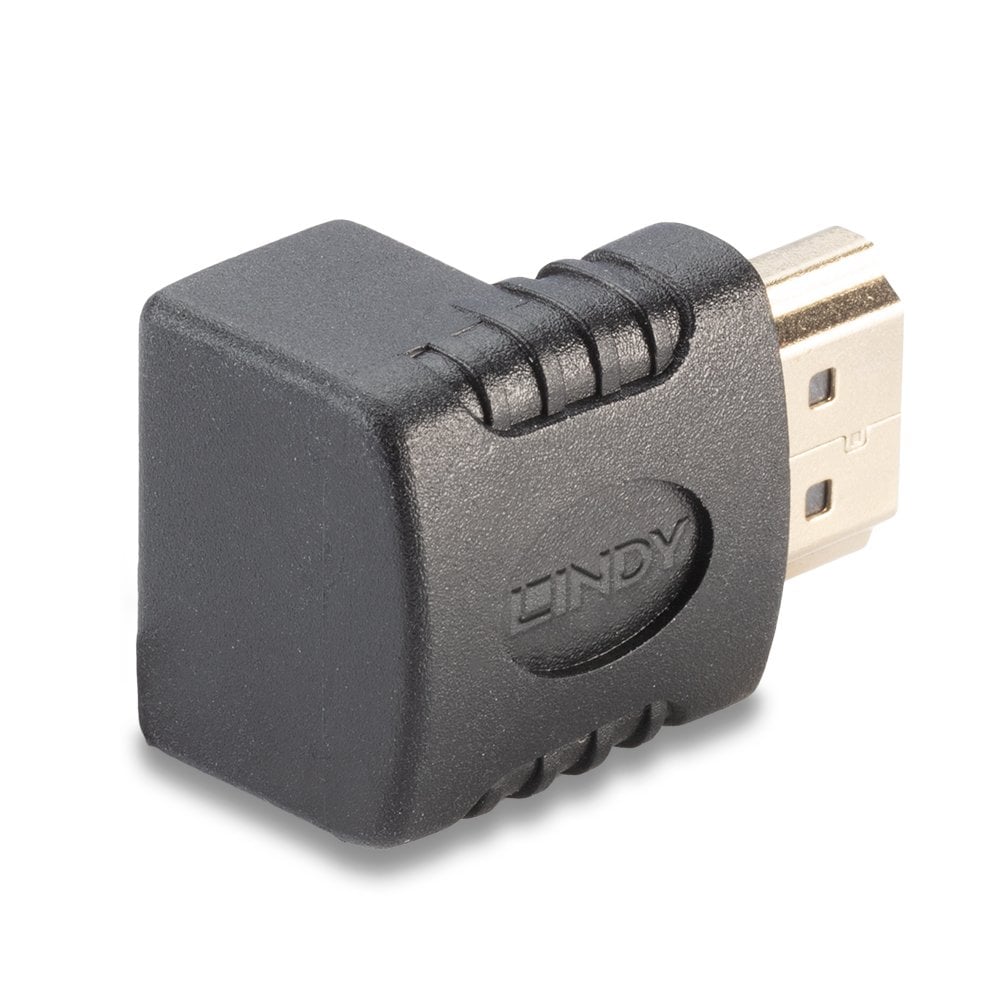 Lindy HDMI Female to HDMI Male 90 Degree Right Angle Adapter - Up | 41086 Adapter / Converter Lindy