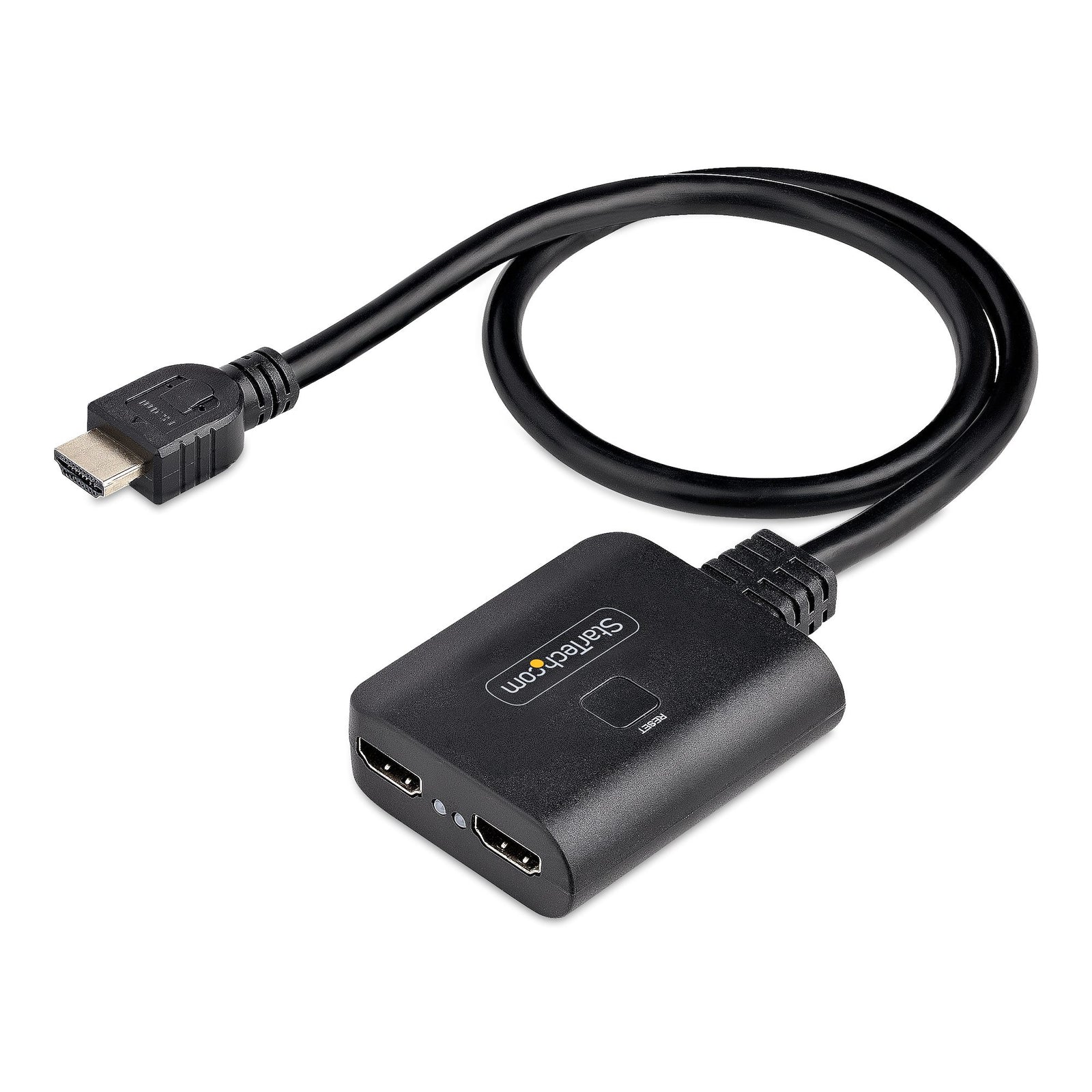 StarTech HDMI-SPLITTER-4K60UP 2-Port 4K 60Hz HDMI 2.0 Splitter | 1 In 2 Out Display Hub Splitter Startech