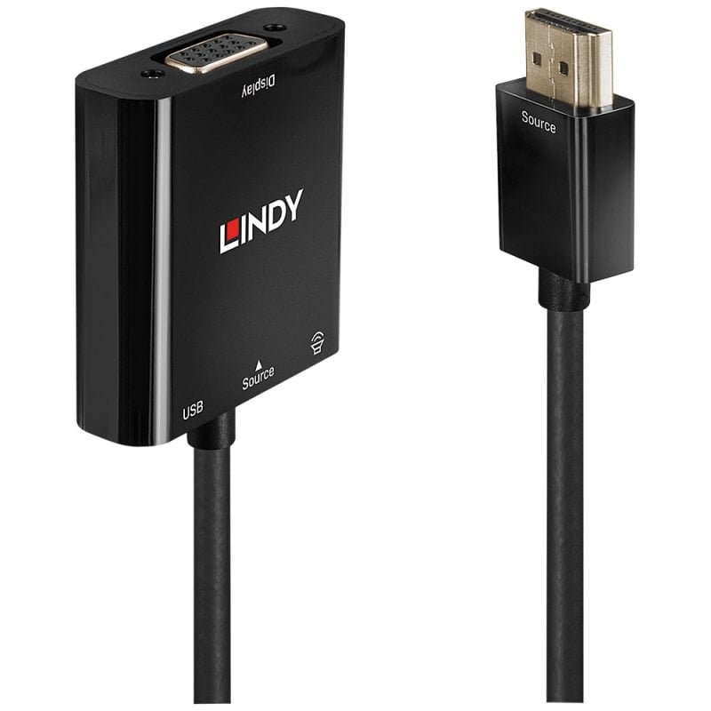 Lindy HDMI to VGA & Audio Converter | 38285 Adapter / Converter Lindy
