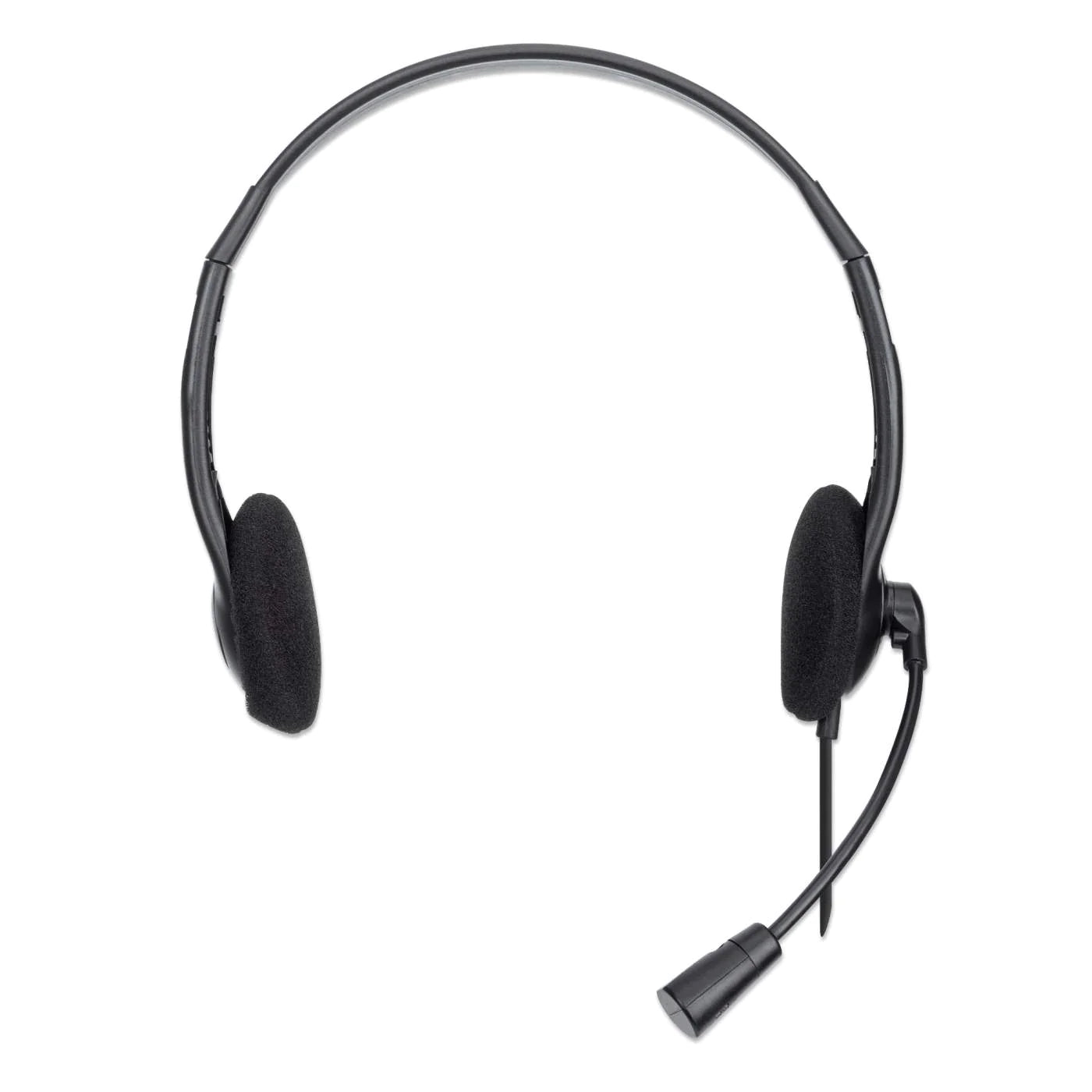 Manhattan 179898 Stereo On-Ear Headset Adjustable Microphone Headset Manhattan