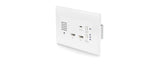 BluStream 2 x HDMI & 1 x USB-C Wall Plate HDBaseT™ Transmitter | HEX31WPW-TX