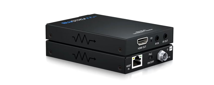 BluStream HEX70SL-RX Slimline HDBaseT™ Receiver - 70m Switches BluStream