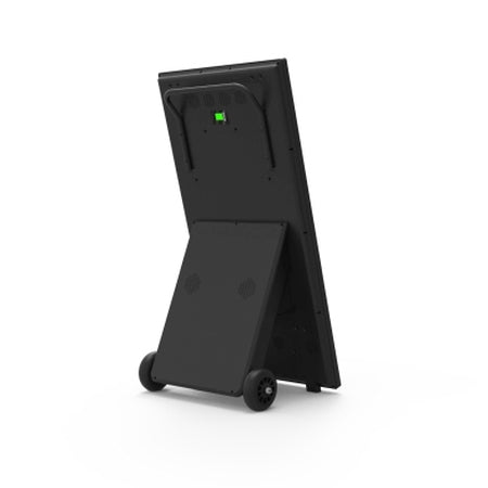 Moove SMBAB43HD8 – 43" Black Outdoor High Brightness Digital Battery A-Board | 1500 cd/m² Freestanding Digital Signage Display ScreenMoove