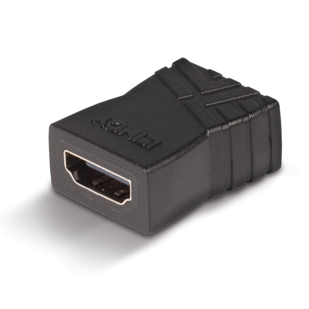 Lindy High Speed HDMI Female To Female Coupler, Black | 41656 Adapter / Converter Lindy