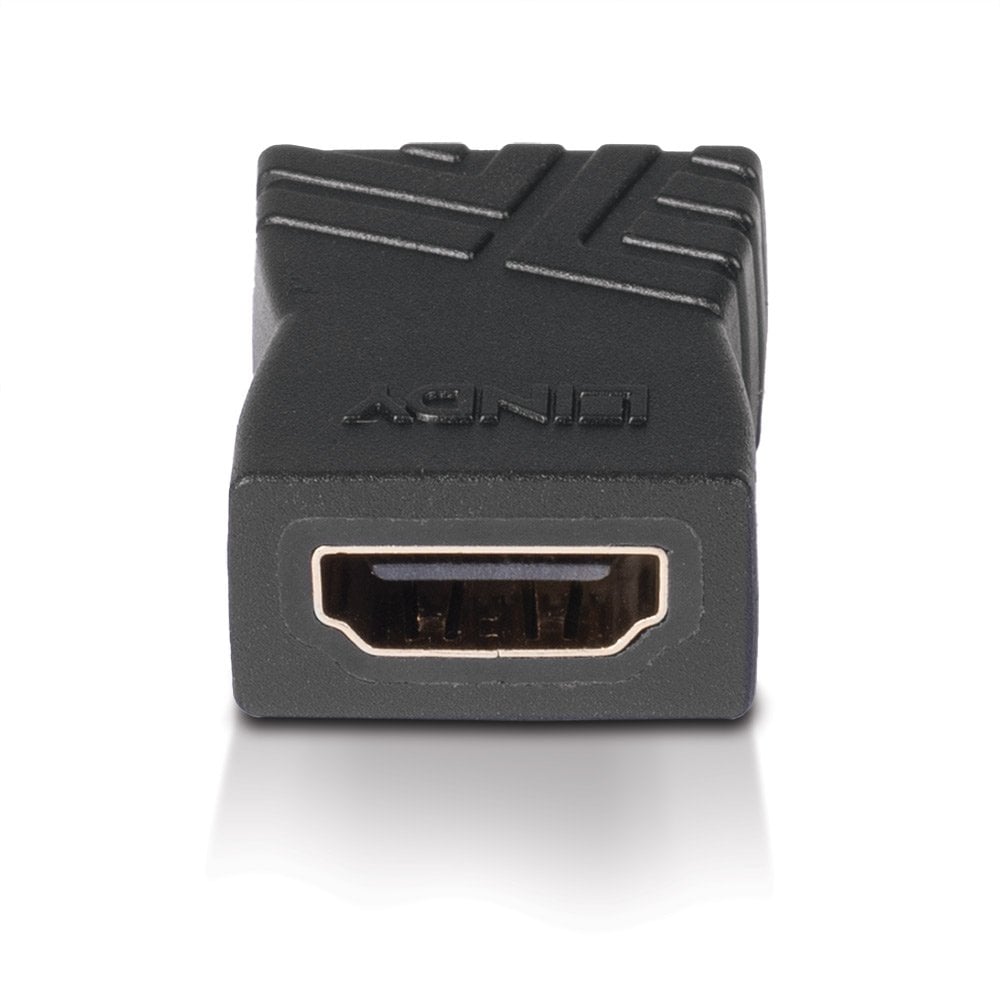 Lindy High Speed HDMI Female To Female Coupler, Black | 41656 Adapter / Converter Lindy