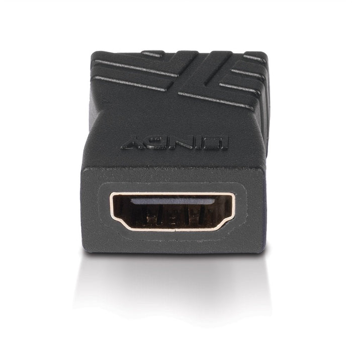 Lindy High Speed HDMI Female To Female Coupler, Black | 41656 Cable Gender Changers Lindy
