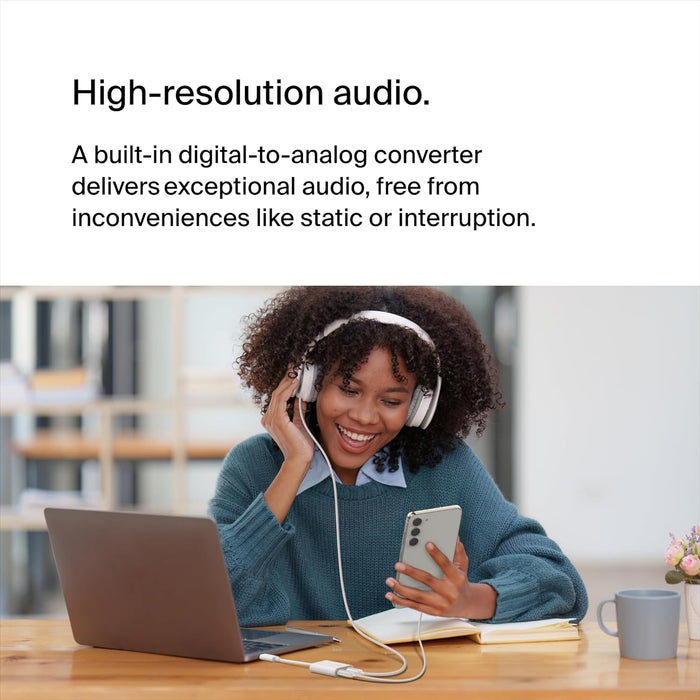 Belkin RockStar™ USB-C Audio + Charge Adapter | F7U081BTWH