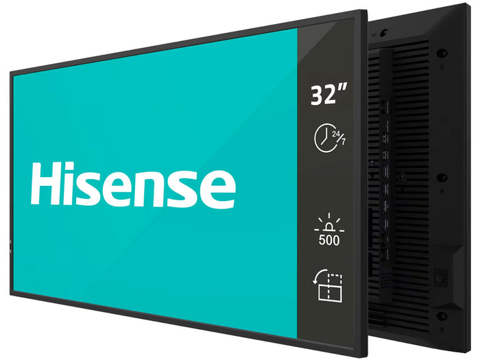 Hisense Commercial 32DM66D - 32" 4K Full HD 24/7 Professional Digital Signage Display Digital Signage Display Hisense