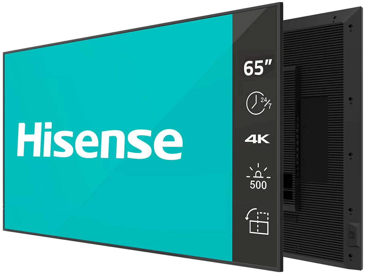 Hisense Commercial 65DM66D - 65" 4K Ultra HD 24/7 Professional Digital Signage Display Digital Signage Display Hisense