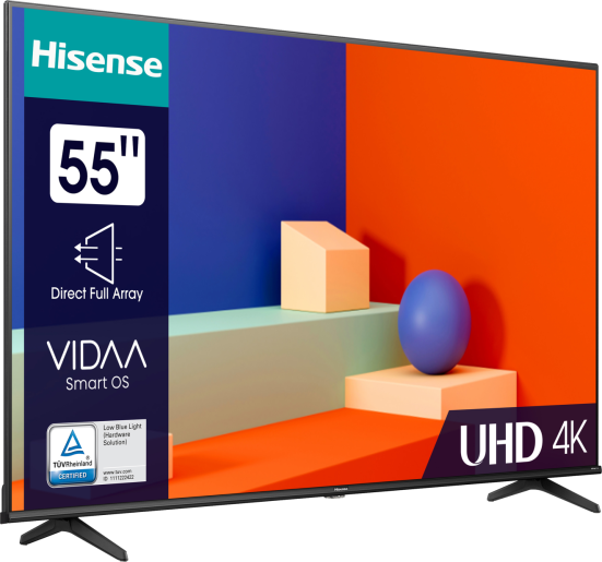 Hisense 55A6KTUK 55" Smart 4K Ultra HD HDR LED TV TV Hisense